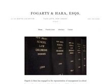 Tablet Screenshot of fogartyandhara.com